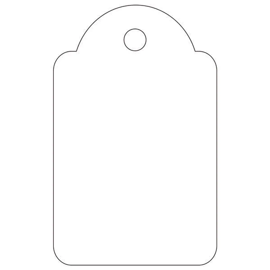 Apli Etiquetas Colgantes Blancas 22 x 35mm 100 U. 1