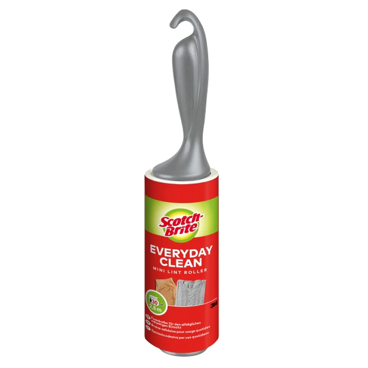 Scotch-Brite Everyday Clean Rodillo Quitapelusas Adhesivo - 30 Hojas - Color Gris 1