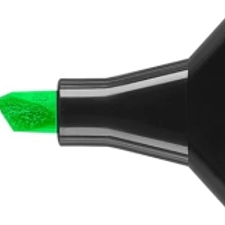 Faber-Castell TXTLNR Marcador Fluorescente - Punta Biselada - Trazo entre 1, 2 y 5 mm - Tinta con Base de Agua - Color Verde 1
