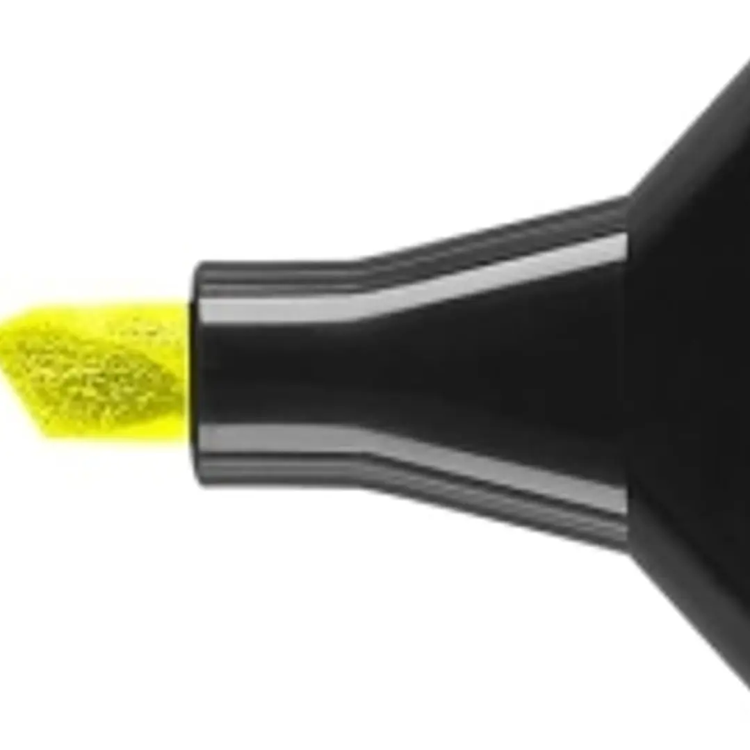 Faber-Castell TXTLNR Marcador Fluorescente - Punta Biselada - Trazo entre 1, 2 y 5 mm - Tinta con Base de Agua - Color Amarillo 1