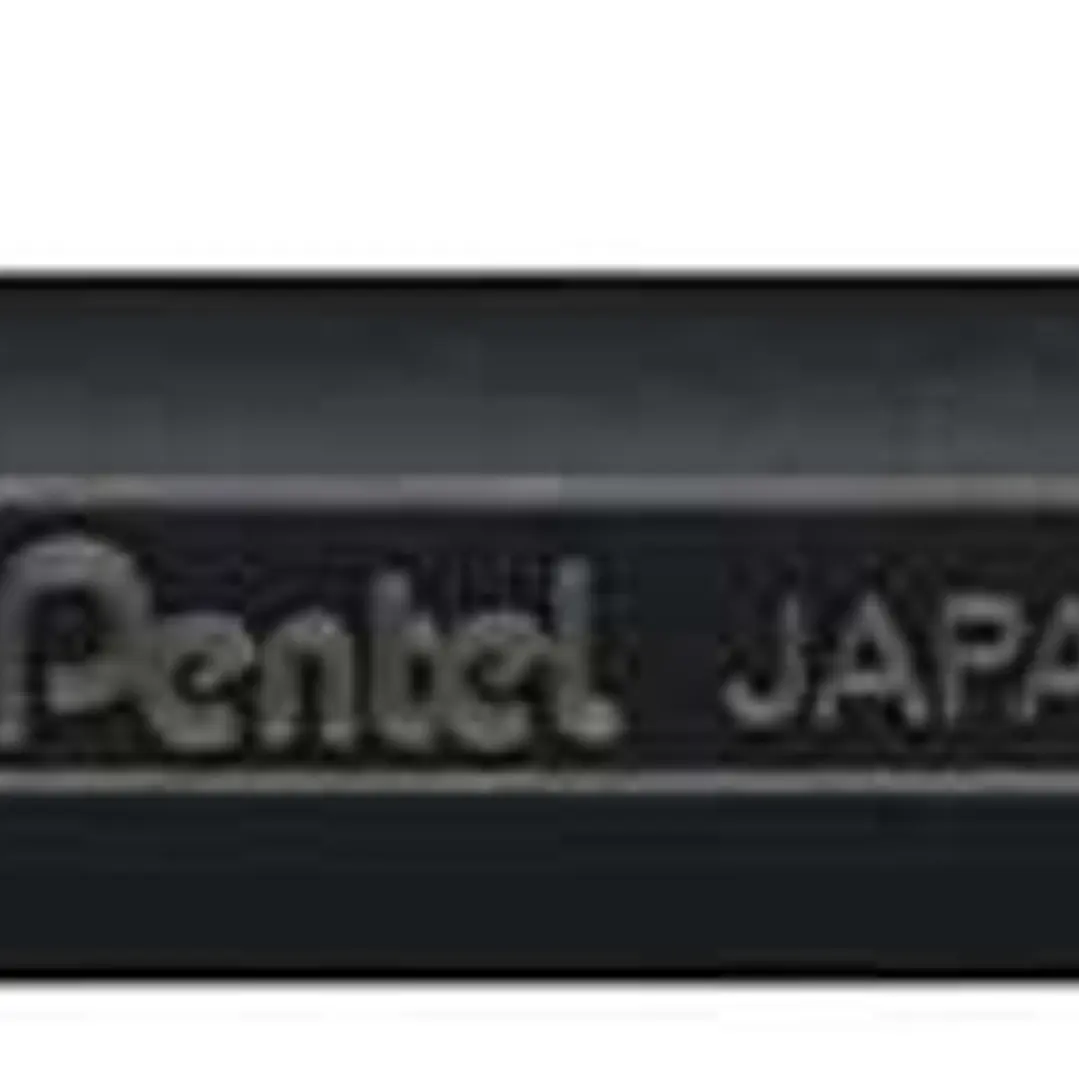 Pentel Mattehop Boligrafo de Bola - Punta 1mm - Trazo 0.5mm - Tinta de Gel Opaca - Fabricado con 55% de Materiales Reciclados - Color Negro 1