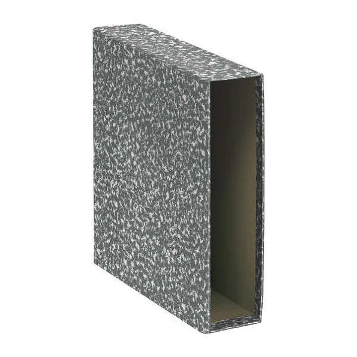 Dohe Fundas de Archivadores - Tamaño A4 - Carton Forrado con Papel Impreso - para Archivador Jaspeado gris - Natural 1