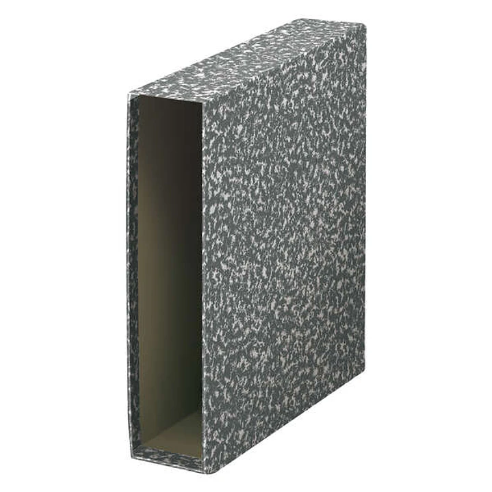 Dohe Archiclas Funda de Archivador Tamaño Folio Natural - Carton Forrado con Papel Impreso - Color Gris Jaspeado 1