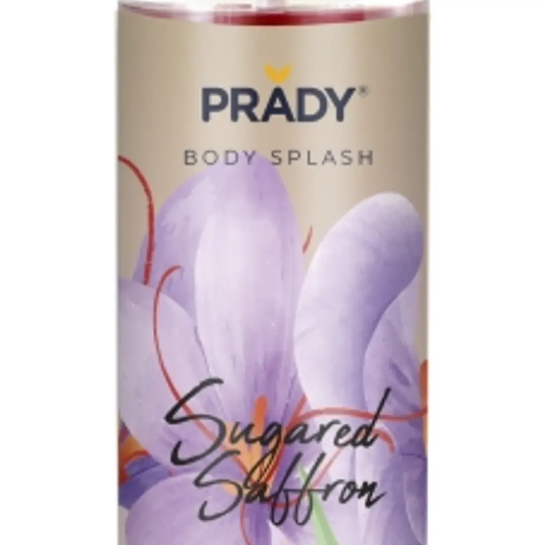 Prady Body Splash Sugared Saffron - Frasco de 250 ml - Spray Pulverizador 1