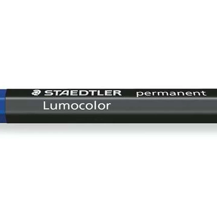 Staedtler Lumocolor Permanent Omnigraph 236 Cera Permanente Hexagonal - Resistente al Agua - Diametro 12mm Aprox - Color Azul 1