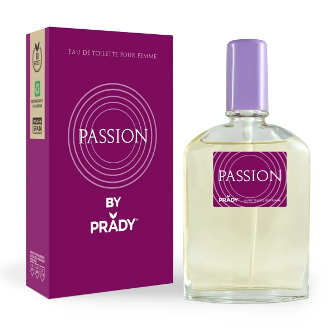 Prady Colonia de Mujer Passion - Frasco de 90 ml - Spray Pulverizador 1