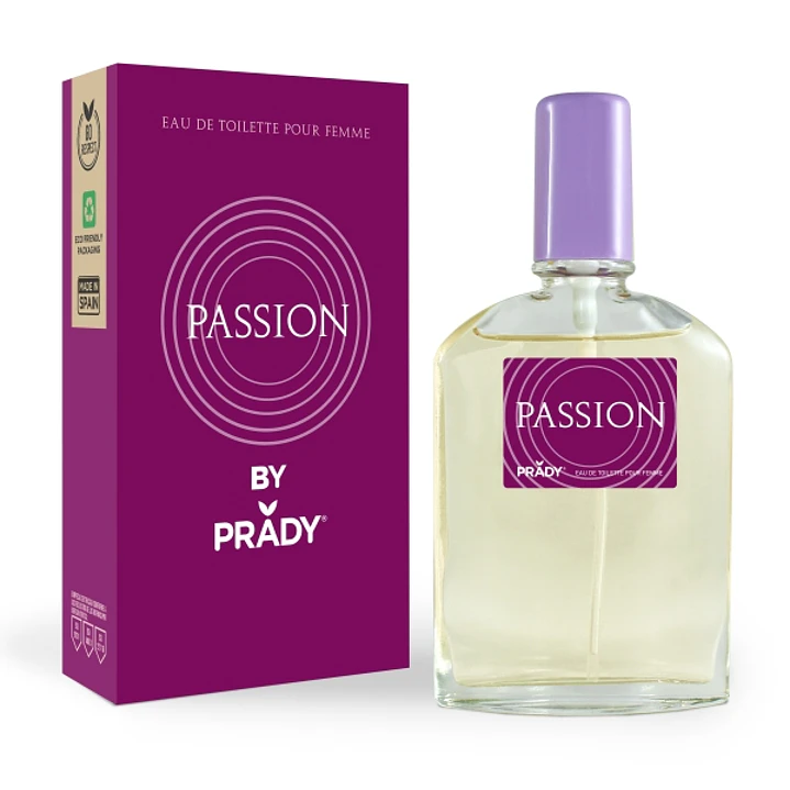 Prady Colonia de Mujer Passion - Frasco de 90 ml - Spray Pulverizador 1