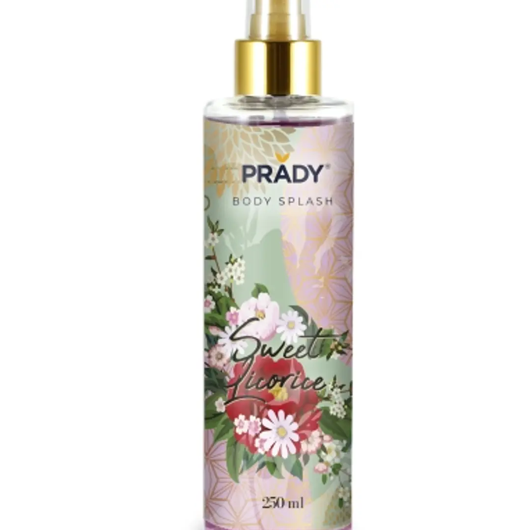 Prady Body Splash Sweet Licorice - Frasco de 250 ml - Spray Pulverizador 1