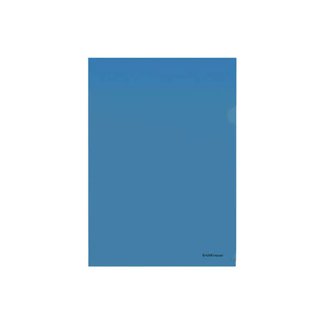 Erichkrause Fizzy Classic Dossier Uñero A4 Semitransparente - Textura Piel de Naranja - Color Azul 1