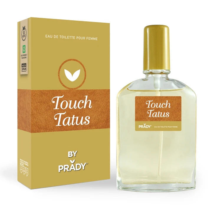 Prady Colonia de Mujer Touch Tatus - Frasco de 90 ml - Spray Pulverizador 1