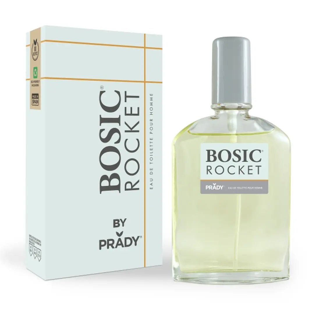 Prady Colonia de Hombre Bosic Rocket - Frasco de 90 ml - Spray Pulverizador 1