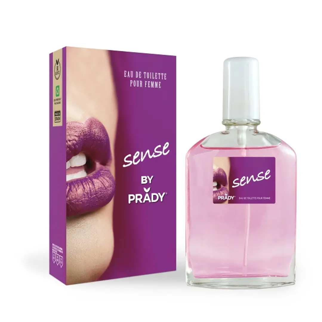 Prady Colonia de Mujer Sense - Frasco de 90 ml - Spray Pulverizador 1