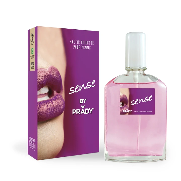 Prady Colonia de Mujer Sense - Frasco de 90 ml - Spray Pulverizador 1