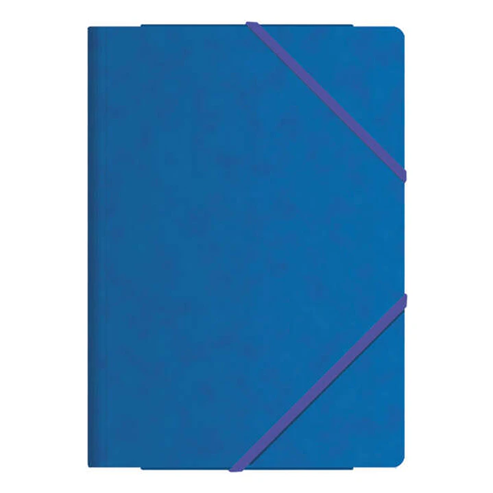 Dohe Carpetas de Gomas con Tres Solapas - Tamaño Folio - Fabricadas en Cartulina de Primera Calidad - Plastificadas - Cierre de Gomas Planas 1