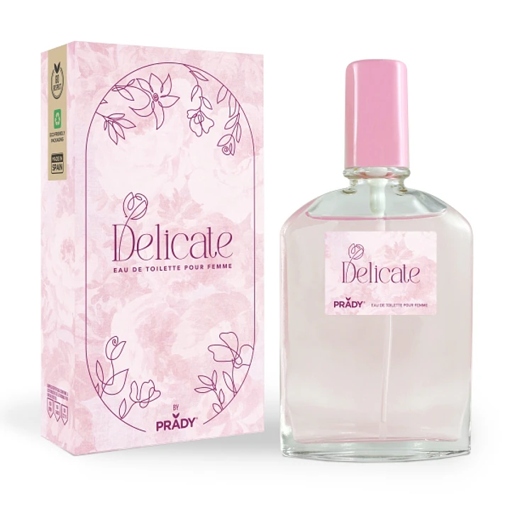 Prady Colonia de Mujer Delicate - Frasco de 90 ml - Spray Pulverizador 1