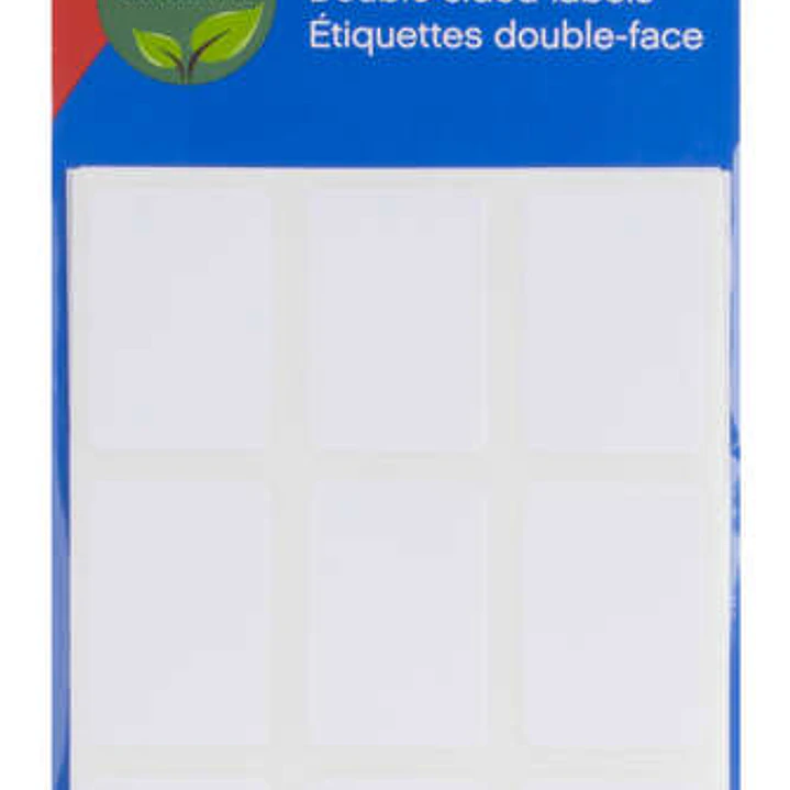 Apli Etiquetas Doble Frontal Blancas 22.0 x 32.0mm 1