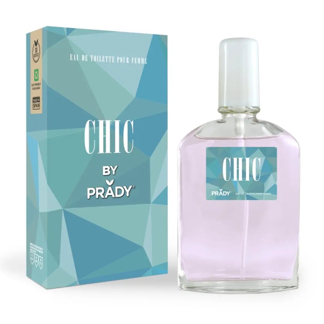 Prady Colonia de Mujer Chic - Frasco de 90 ml - Spray Pulverizador 1