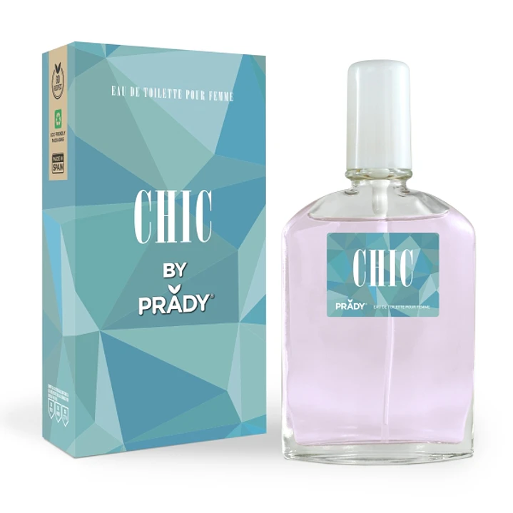 Prady Colonia de Mujer Chic - Frasco de 90 ml - Spray Pulverizador 1