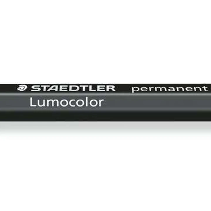 Staedtler Lumocolor Permanent Omnigraph 236 Cera Permanente Hexagonal - Resistente al Agua - Diametro 12mm Aprox - Color Rojo 1