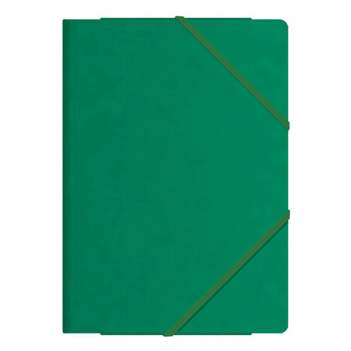 Dohe Carpetas de Gomas con Tres Solapas - Tamaño Folio - Cartulina de Primera Calidad - Plastificadas - Cierre de Gomas Planas 1