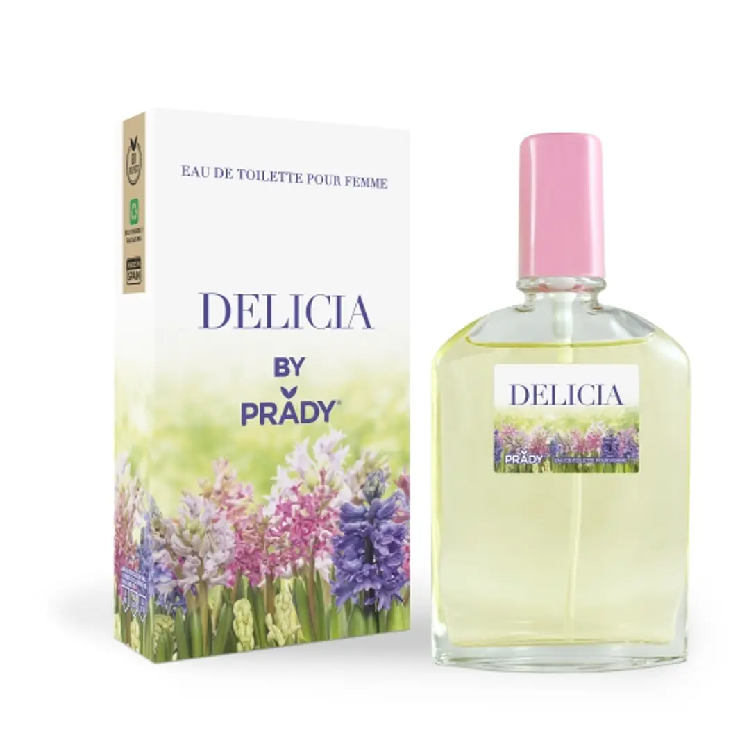 Prady Colonia de Mujer Delicia - Frasco de 90 ml - Spray Pulverizador 1