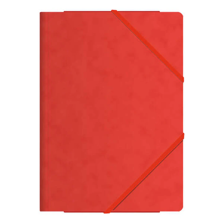 Dohe Carpeta de Gomas con Tres Solapas - Tamaño Folio - Fabricada en Cartulina de Primera Calidad - Plastificada - Cierre con Gomas Planas 1