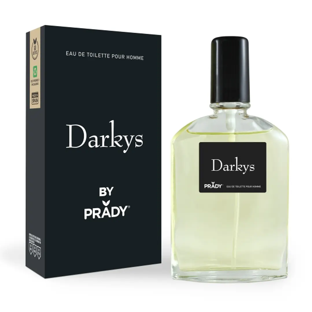 Prady Colonia de Hombre Darkys - Frasco de 90 ml - Spray Pulverizador 1