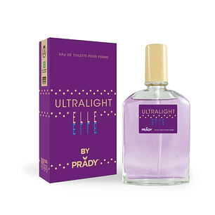 Prady Colonia de Mujer Ultralight Elle - Frasco de 90 ml - Spray Pulverizador