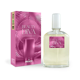 Prady Colonia de Mujer Beauty Diva - Frasco de 90 ml - Spray Pulverizador