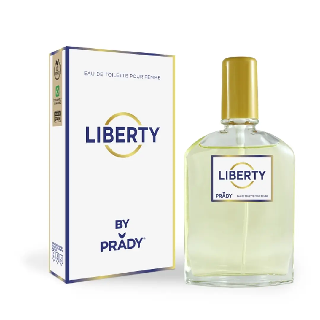 Prady Colonia de Mujer Liberty - Frasco de 90 ml - Spray Pulverizador 1