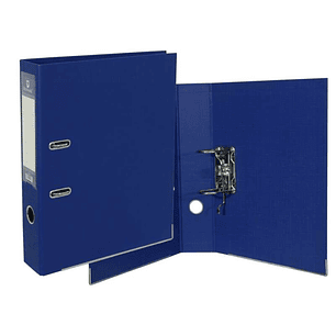 Bismark Archivador A-Z PVC A4 Lomo 75mm - Gran Resistencia - Tarjetero en el Lomo - Cartoneras Metalicas en el Borde Inferior - Mecanismo de Palanca -