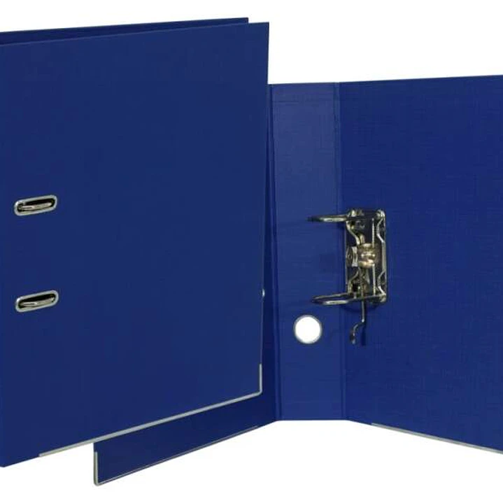 Bismark Archivador A-Z PVC A4 Lomo 75mm - Gran Resistencia - Tarjetero en el Lomo - Cartoneras Metalicas en el Borde Inferior - Mecanismo de Palanca - 1