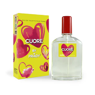 Prady Colonia de Mujer Cuore - Frasco de 90 ml - Spray Pulverizador