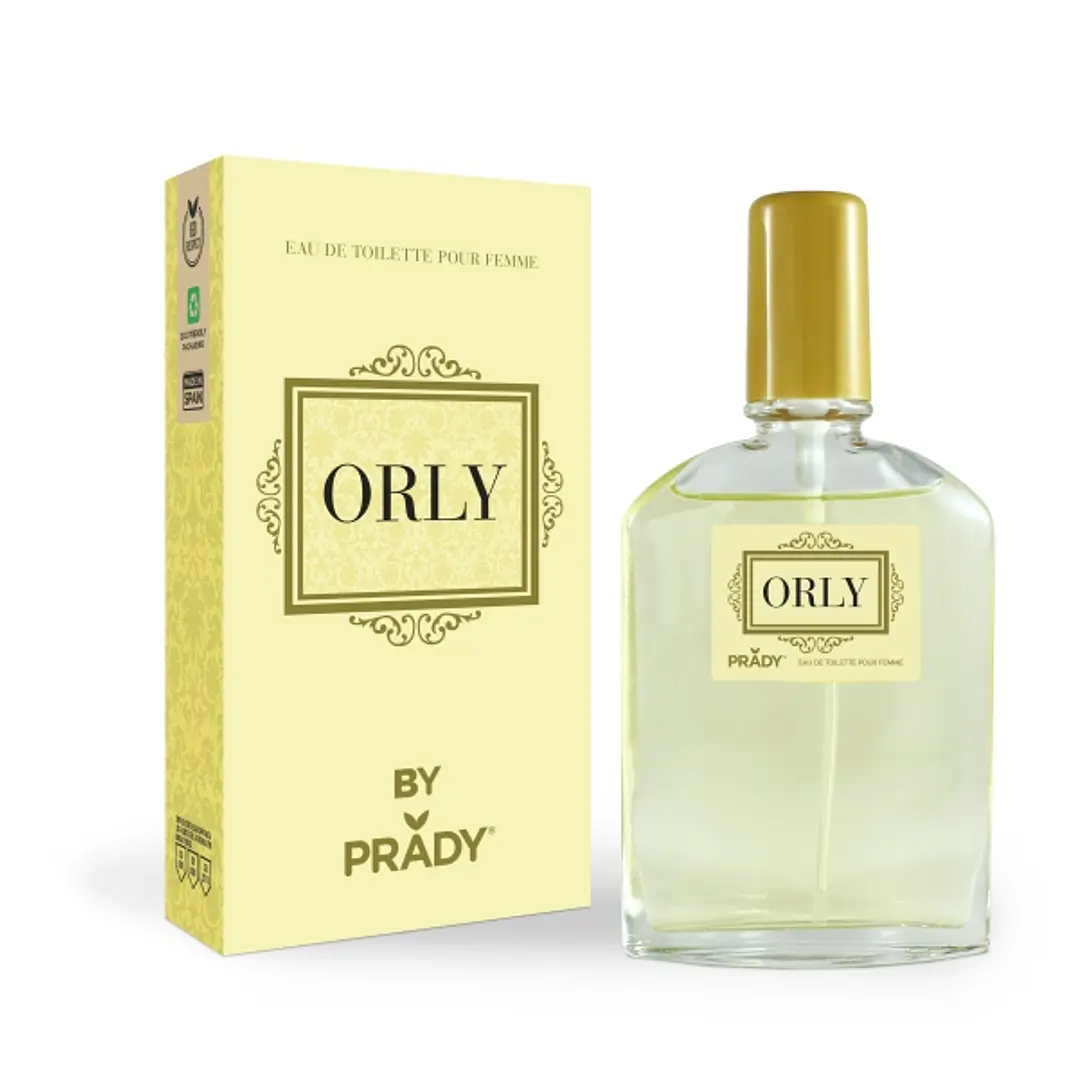 Prady Colonia de Mujer Orly - Frasco de 90 ml - Spray Pulverizador 1