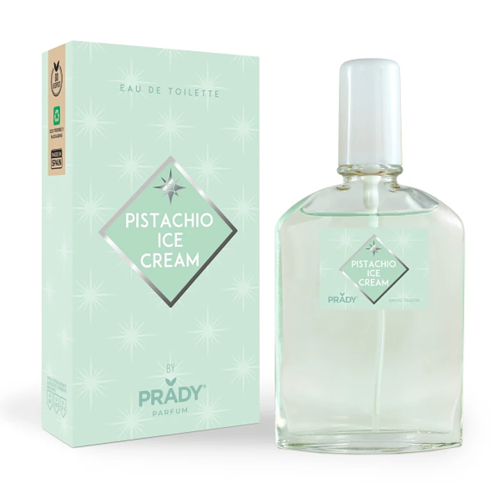Prady Colonia Unisex Pistachio Ice Cream - Frasco de 90 ml - Spray Pulverizador 1