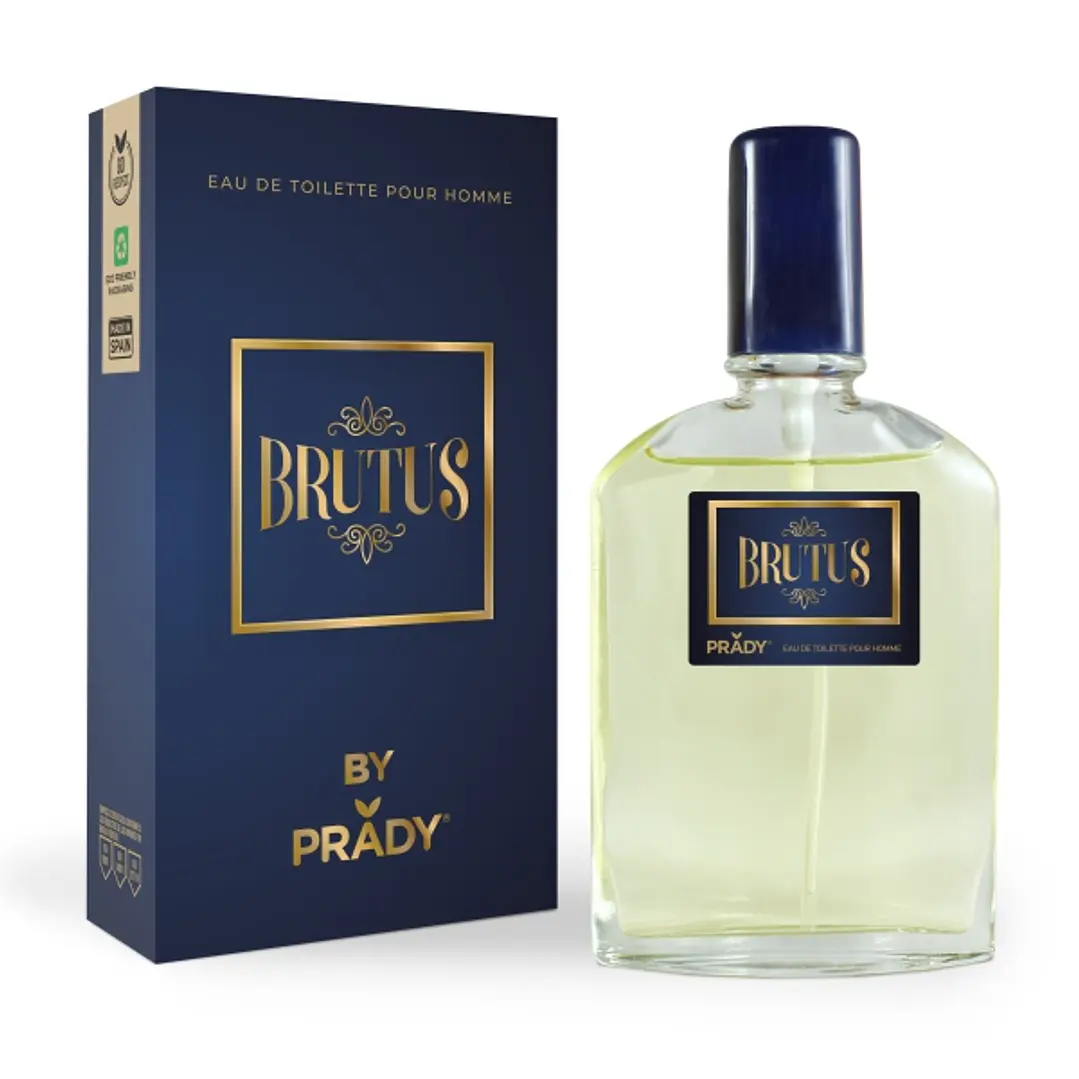 Prady Colonia de Hombre Brutus - Frasco de 90 ml - Spray Pulverizador 1