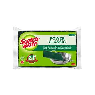 Scotch-Brite Classic Estropajo de Cocina - Color Verde Oscuro