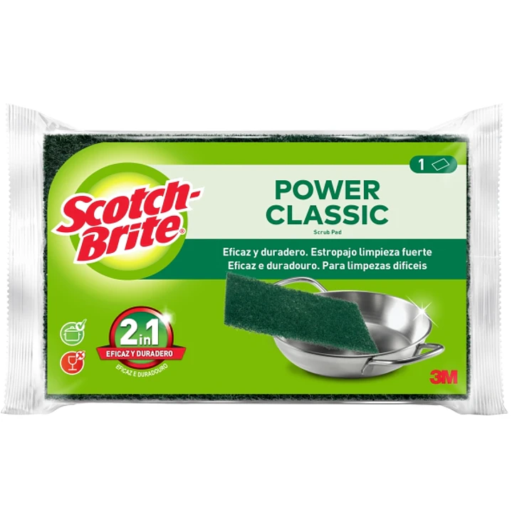 Scotch-Brite Classic Estropajo de Cocina - Color Verde Oscuro 1