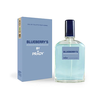 Prady Colonia de Hombre Blueberry´s - Frasco de 90 ml - Spray Pulverizador