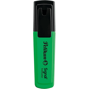 Pelikan Subrayador Textmarker Signal - Punta Biselada de 2.0mm - Tinta de Secado Rapido - Ideal para Resaltar Texto - Color Verde Fluorescente