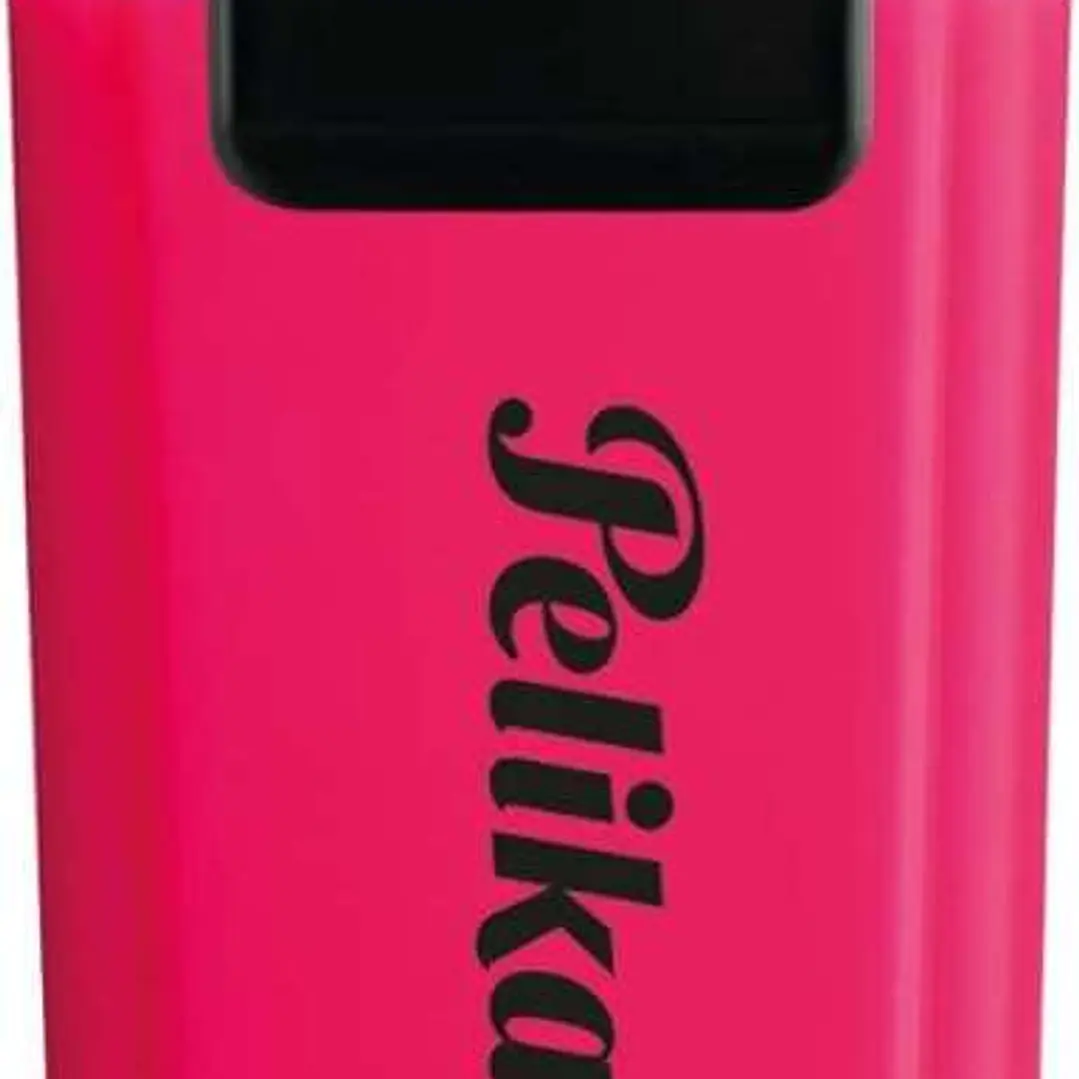 Pelikan Subrayador Textmarker Signal - Punta Biselada de 2.0mm - Tinta de Secado Rapido - Ideal para Resaltar Texto - Color Rosa Fluorescente 1