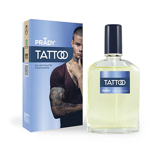 Prady Colonia de Hombre Tattoo - Frasco de 90 ml - Spray Pulverizador