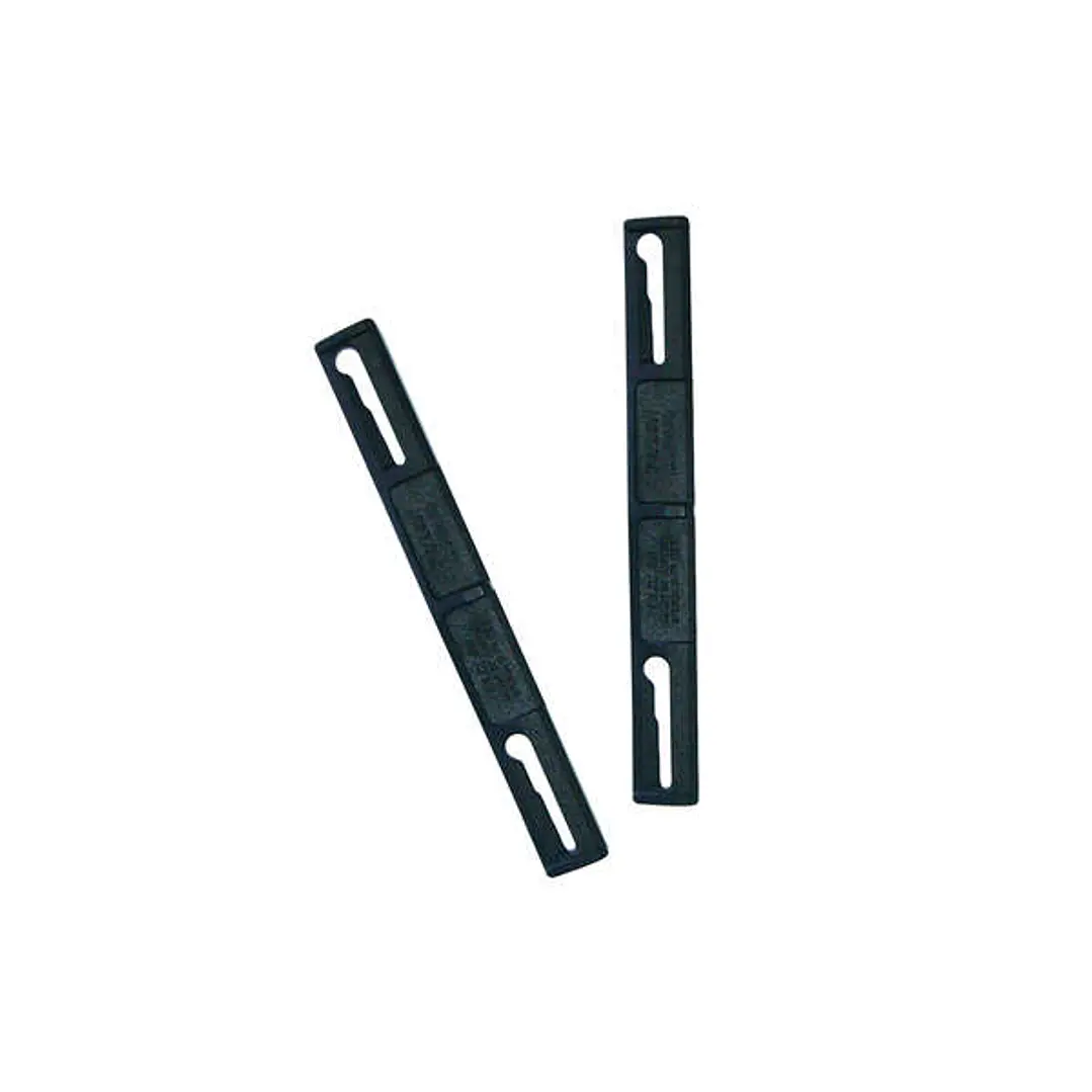 Dohe Pack de 12 Compresores de Plastico para Documentos - Perfecta Sujecion en Carpetas de Anillas 1