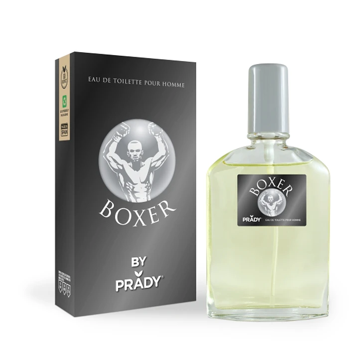 Prady Colonia de Hombre Boxer - Frasco de 90 ml - Spray Pulverizador 1