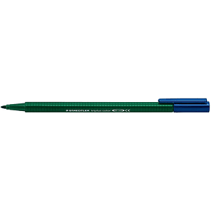 Staedtler Triplus Color 323 Rotulador de Punta Fina - Trazo 1mm Aprox - Tinta Base de Agua - Color Verde Tierra