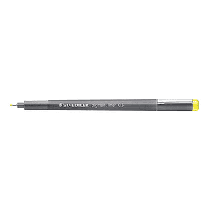 Staedtler Pigment Liner 308 Rotulador Calibrado - Trazo 0.5mm - Secado Rapido - Color Amarillo