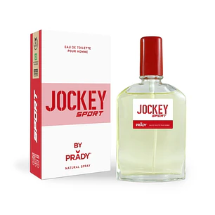 Prady Colonia de Hombre Jockey Sport Red - Frasco de 90 ml - Spray Pulverizador
