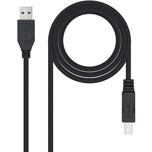 Nanocable Cable de Impresora USB-A 3.0 Macho a USB-B Macho 2m