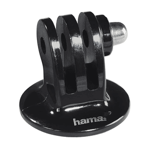 Hama Adaptador de Camara Deportiva para Tripode de 1/4 - Plastico - Ligero - Color Negro