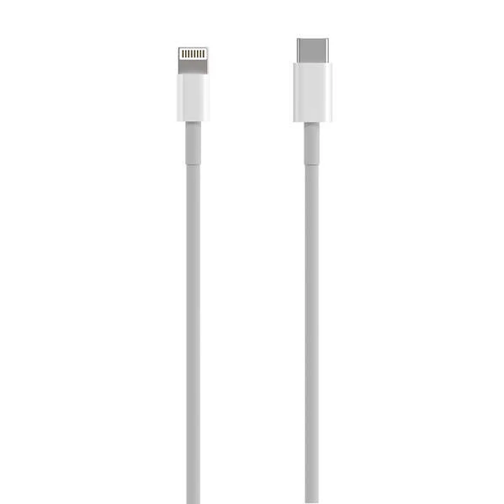Aisens Cable Lightning a USB-C USB 2.0, Lightning/M-USB-C/M - 0.5m - Color Blanco 1